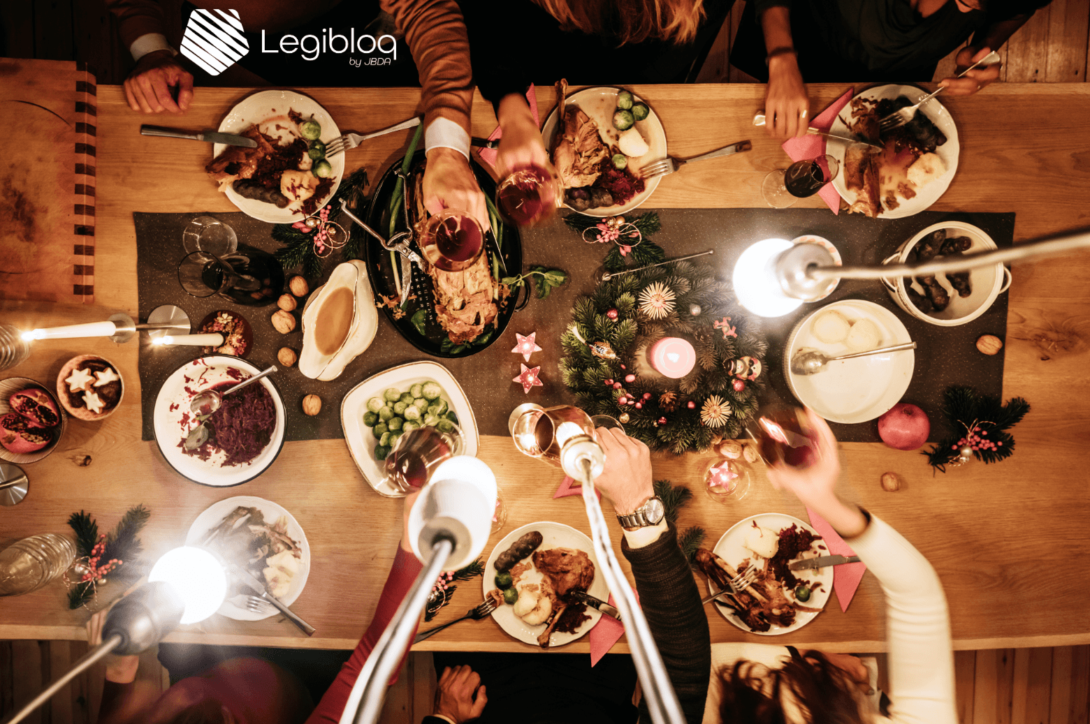 Un délicieux repas de fêtes en famille ou entre amis